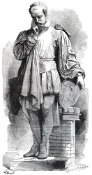 Bernard Palissy szobra.