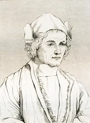 Albrecht Dürer apja, Albrecht Dürer 1497-es festménye után, a Portrék és Festmények Történelmi Galériájából, 1808-ban.