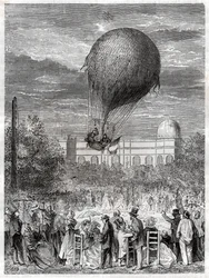 Ascension en ballon. Léggömb repülés.
