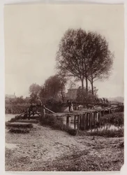 Hidak, halom gyerekek a hídon, 1890
