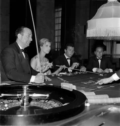Velencei CASINO, a rulettasztal, LIDO DI VENEZIA - 1960.