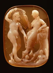 A Neptunusz és az Amfitrit Cameo (onix)