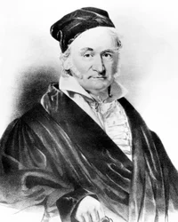 Carl Friedrich Gauss német matematikus, 19. század közepe