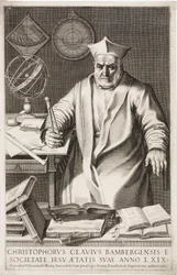 Christopher Clavius ​​német jezsuita pap és matematikus