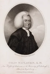 Colin MacLaurin skót matematikus és fizikus, 1740 körül
