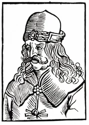 Drakula, 1550 körül (fametszet)