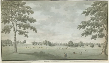 Fisherwick Hall: vízfestmény, nd [1786]