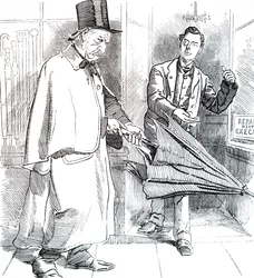 Joseph Chamberlain és William Ewart Gladstone.