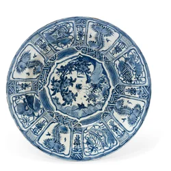 Nagy "raak porcelán" edény, Wanli-korszak, 1573-1619