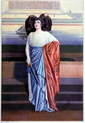 Marthe Anthelmine Chenal a Marseillaise-t énekli