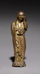 Gyászoló Mária, valószínűleg oltárkeresztről, 1200-1300