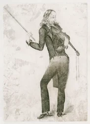 Niccolo Paganini - karikatúra