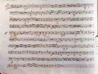 Pleyel Sinfonia concertante kottájának oldala