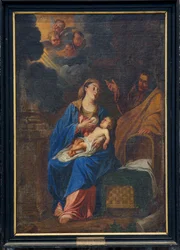 Plébániatemplom (Saint Walburga plébániatemplom). festmény.