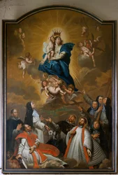 Plébániatemplom. Belső. Festmény.