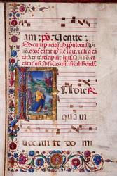 Piccolomini Könyvtár: Kóruskönyv, cod. 7.G, ff. 40V „Jeremiah’s Vision”-val, Guidoccio Cozzarelli.