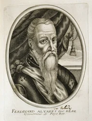 ALba hercegének portréja (1507-1582) (metszet)