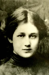 Ana Akhmatova (1889-1966) orosz költő portréja.
