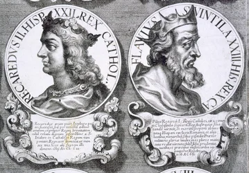 Reccared II és Suintila portréi (litho)
