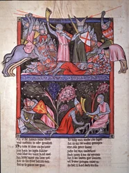 Roland dudál Ronceveaux-ban