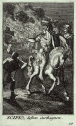 Scipio Africanus az ifjabb (i.e. 185-129) (metszet)