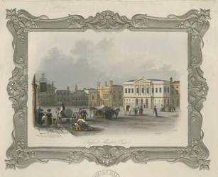 Stafford - Market Place: acélmetszet