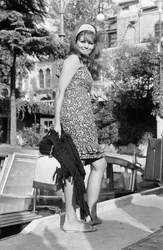 CLAUDIA CARDINALE SZÍNÉSZNŐ A NEMZETKÖZI FILMFESZTIVÁLON, A VELENCEI LIDÓN - 1965