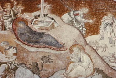 Születés, a Chora kolostorból, bizánci, 14. század körül (mozaik) (részletesen lásd: 119256)