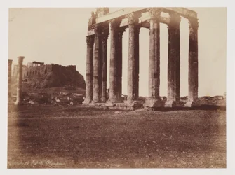 Jupiter Olympius temploma, 1849