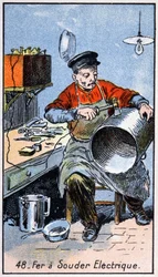 elektromos forrasztópáka, 20. század eleje (illusztráció)