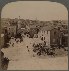 Júdeai Betlehem, Jézus szülőhelye, Palesztina, 1896.
