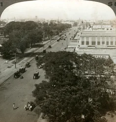 Chowringhee Road, Calcutta, India, 1900-as évek.
