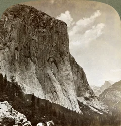 El Capitan és Half Dome, Yosemite Valley, California, USA, 1902