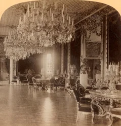 II. Oscar király gyönyörű rezidenciájában, a stockholmi királyi palotában, Svédországban, 1902.