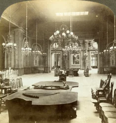 Rulett szalon, Monte Carlo, Monaco.