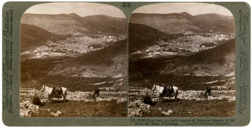 Sekem, az Ebal-hegytől délnyugatra, Palesztina, 1900-as évek.