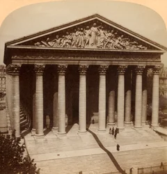 A Madeline-templom, Párizs, Franciaország, 1900.
