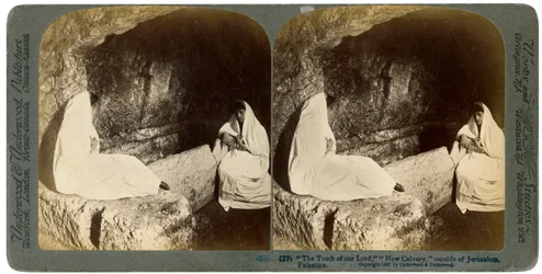 Jézus sírja Jeruzsálemen kívül, Palesztina, 1897.