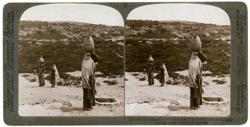 Imwas Emmaus falu, Palesztina, 1900.