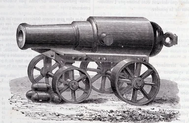 Egy Blakely puska – A Blakely Canon a londoni kiállításon (1862)