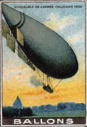 Az olasz hadsereg léghajó ballonja