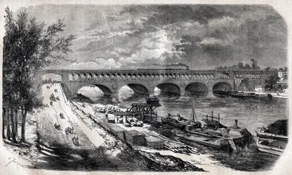 Auteuil Viadukt (Point du Jour Bridge) 1867-ben
