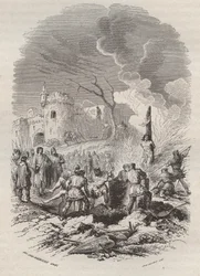 V. Baldwin, Flandria grófja (1012-1067) a rendőrség újjáalakítása államaiban - Theodore Juste (1818-1888) 1868-as metszete „Belgium története a kezdetleges időktől I. Lipót uralkodásának végéig” című művébe. Gyűjtemény