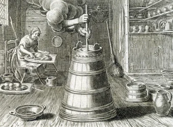 Baratte vaj- és sajtkészítéshez - gravírozás