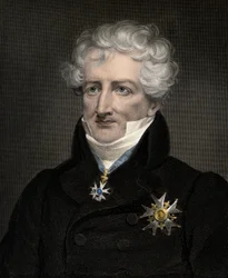 Georges Cuvier báró (1764-1823) - metszet - XIX.