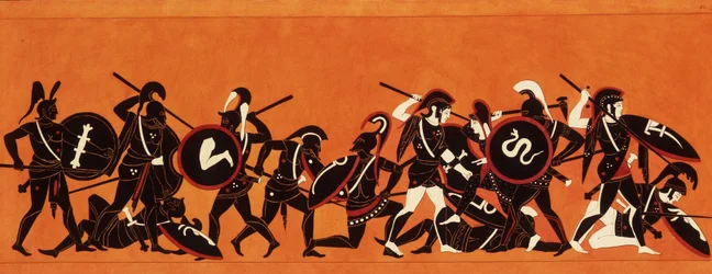 A görögök és a trójaiak csatája (trójai háború), 1808-1810