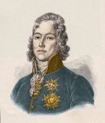 Charles Maurice de Talleyrand Périgord (1754-1838), francia politikus, metszet a XIX.