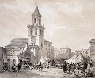 A sevillai Feria-templom, „Spanyolország híres helyszíneinek és műemlékeinek művészi és monumentális Spanyolországa” – Don Genaro Perez de Villa