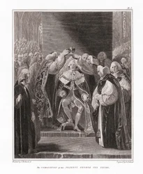 III. György brit király koronázása