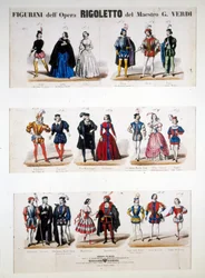 Giuseppe Verdi „Rigoletto” jelmezei, Victor Hugo „A király szórakozik” című regénye alapján
